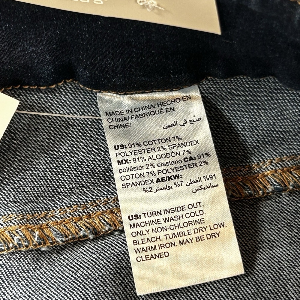 NEW Chico's Women's 3R Basic XL Jackson Indigo Pull On Jegging Jeans Dark Wash - Picture 9 of 10